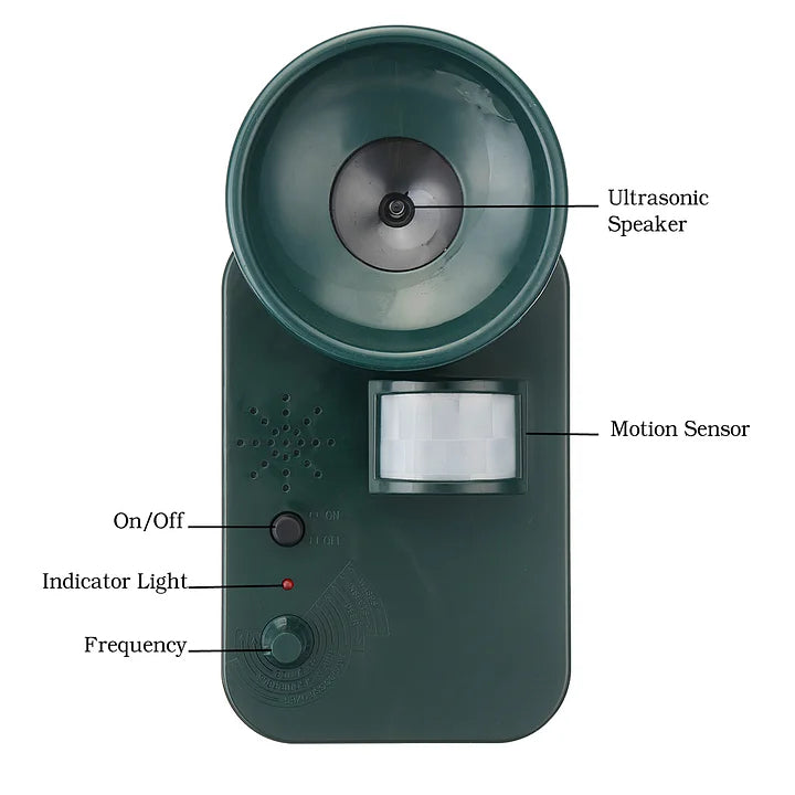 Navando draadloze ultrasone dierenverjager