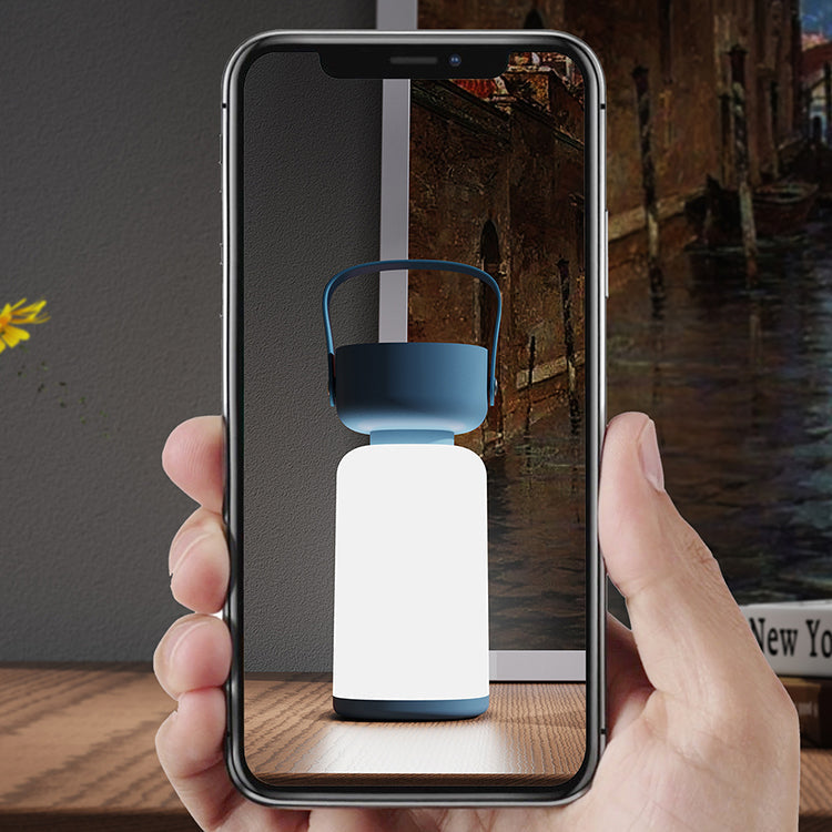 Draagbare Cilindrische LED-Tafellamp