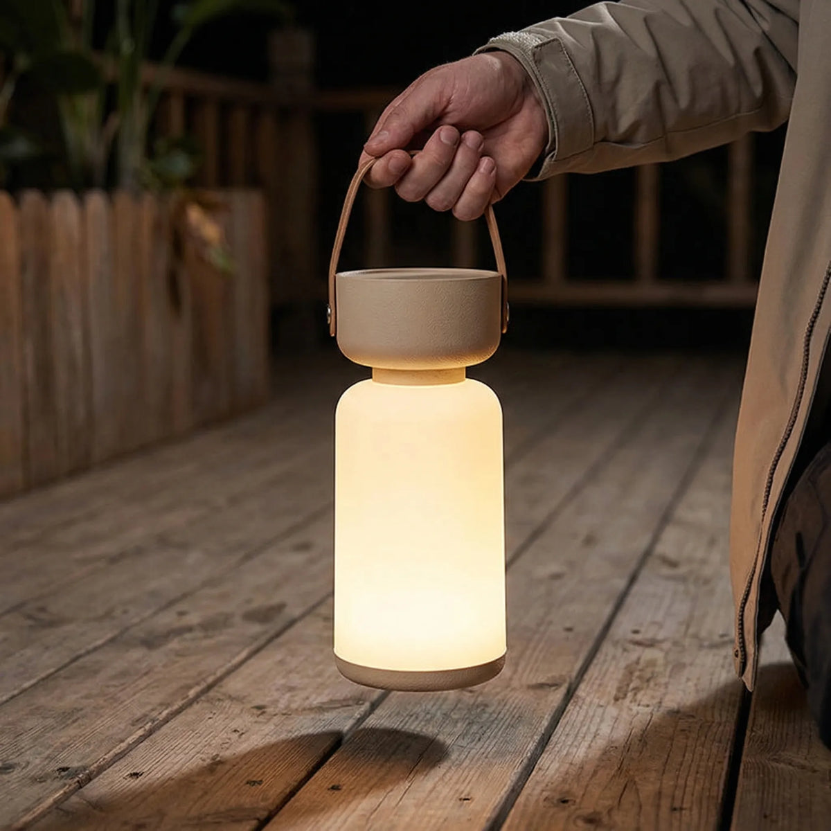 Draagbare Cilindrische LED-Tafellamp