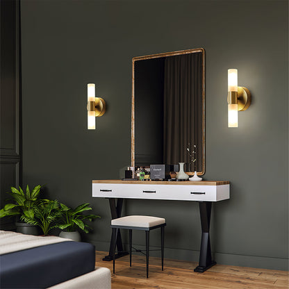 Elegante cilindrische wandlamp