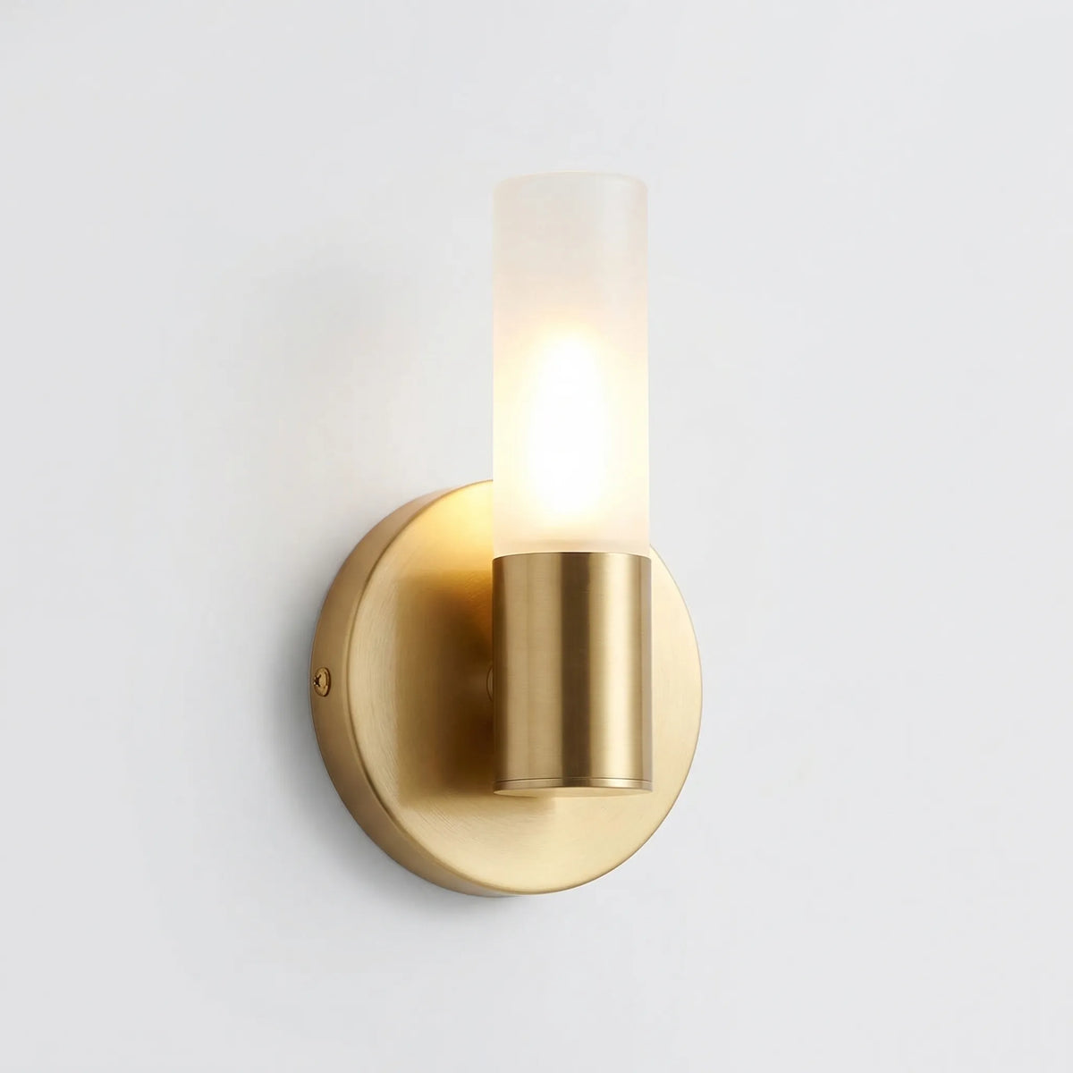 Elegante cilindrische wandlamp