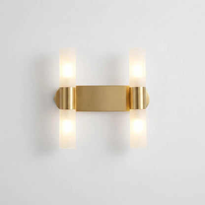 Elegante cilindrische wandlamp
