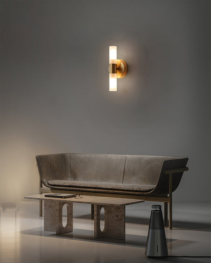 Elegante cilindrische wandlamp