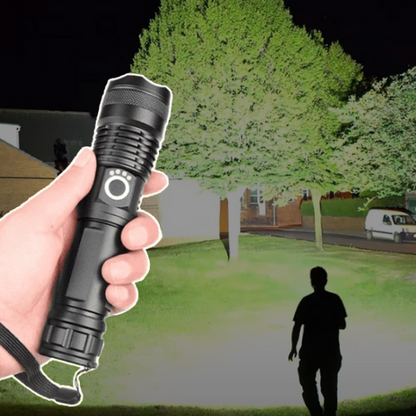 XHP50 oplaadbare LED zaklamp