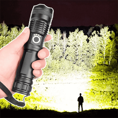 XHP50 oplaadbare LED zaklamp
