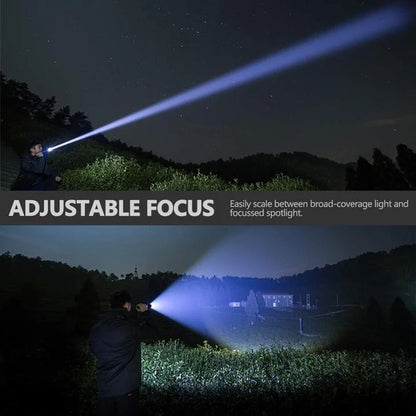 XHP50 oplaadbare LED zaklamp