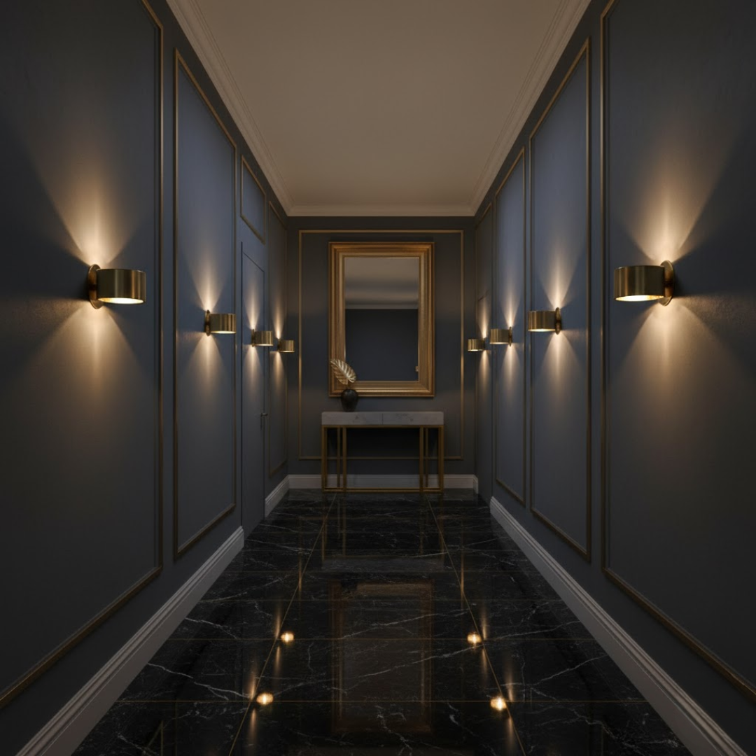 Navando cilindrische wandlamp