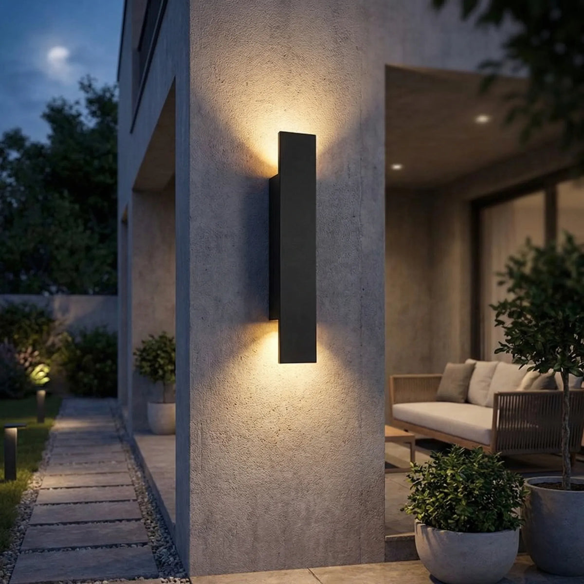 Moderne LED Wandlamp voor Buiten