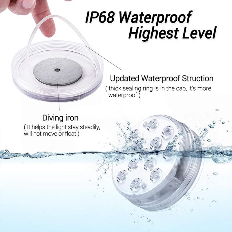 Navando onderwaterlamp met afstandsbediening
