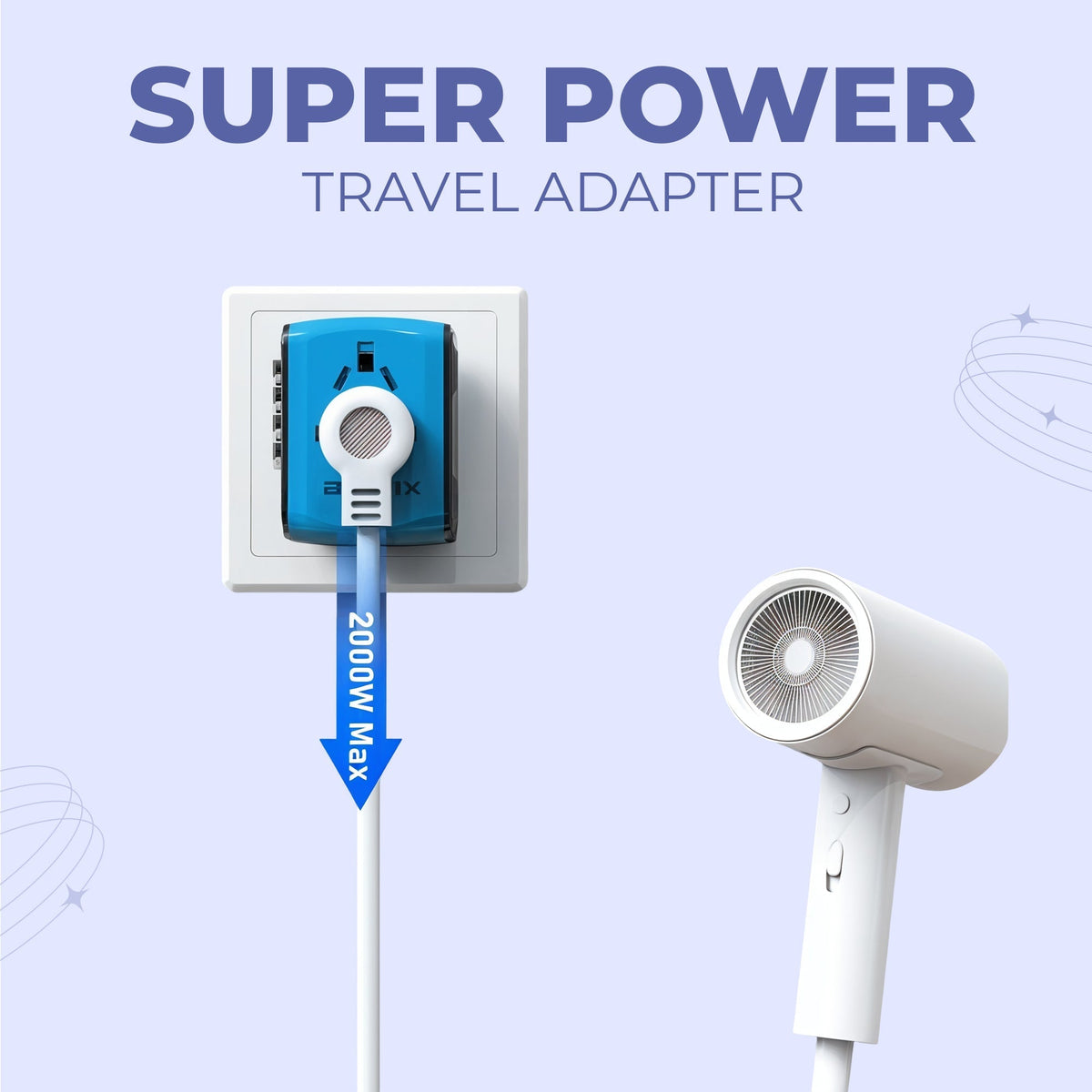 Navando universele reisadapter