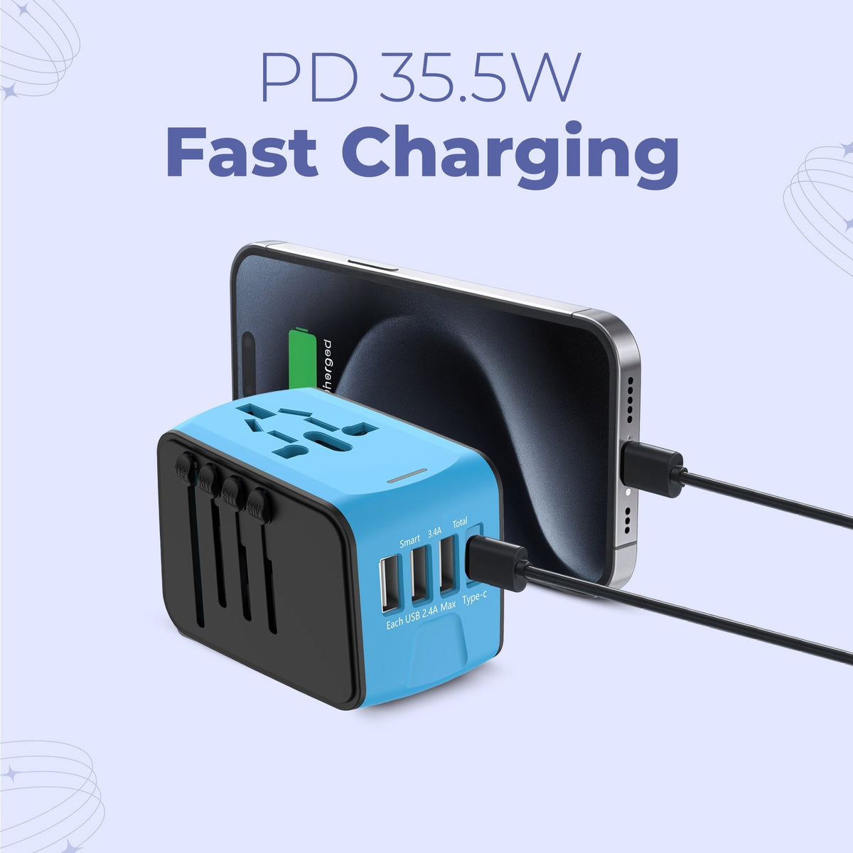 Navando universele reisadapter