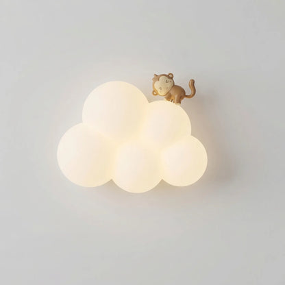 Navando wolkvormige LED wandlamp