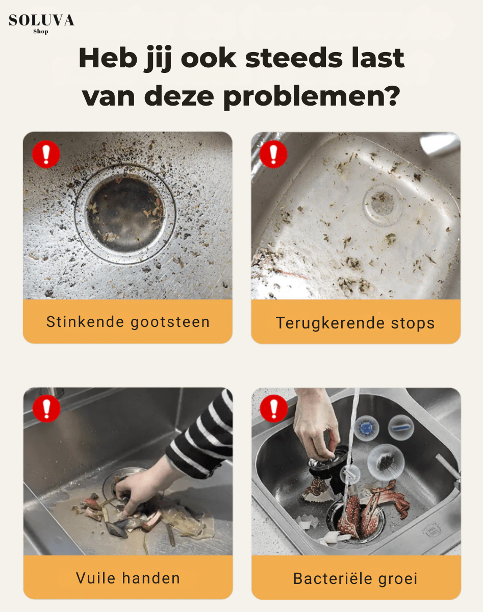 SinkGuard hygiënische afvoerfilter