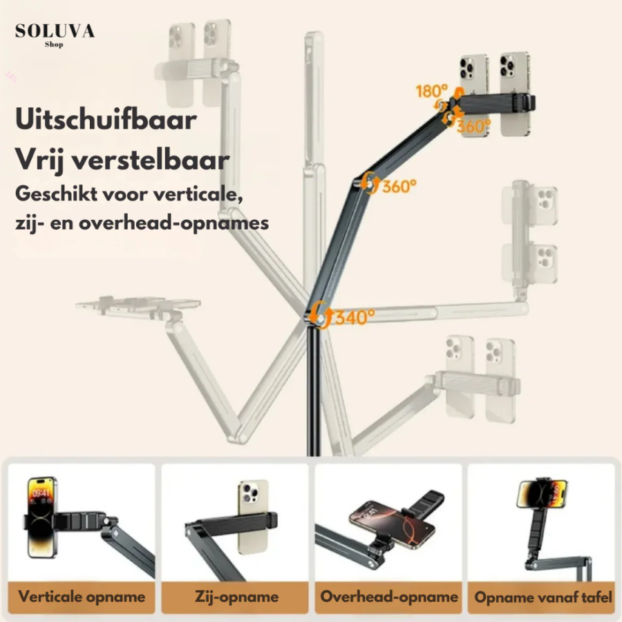 SmartStand verstelbare telefoon- en tabletstandaard