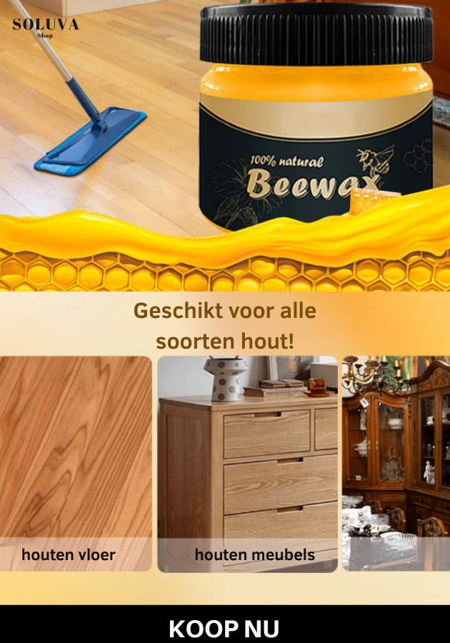 Bijenwax natuurlijke houtverzorging