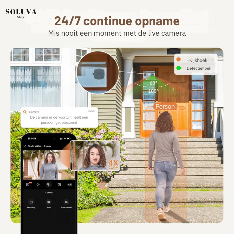 SafeView 2K beveiligingscamera