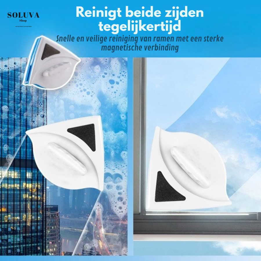 Magnetische dubbelzijdige ruitenreiniger