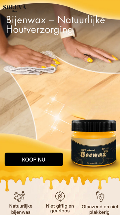 Bijenwax natuurlijke houtverzorging