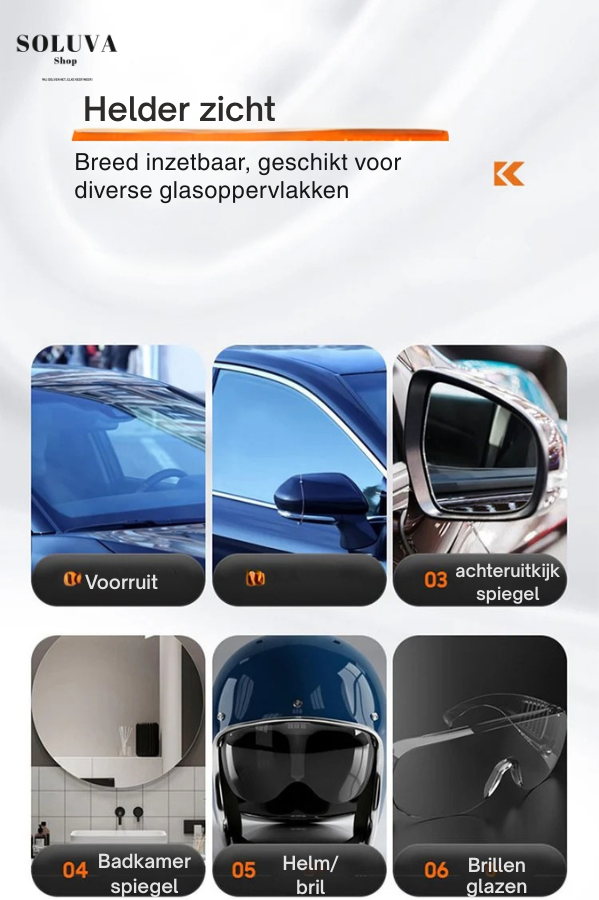 ClearView anti-condens en waterafstotende spray