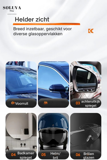 ClearView anti-condens en waterafstotende spray
