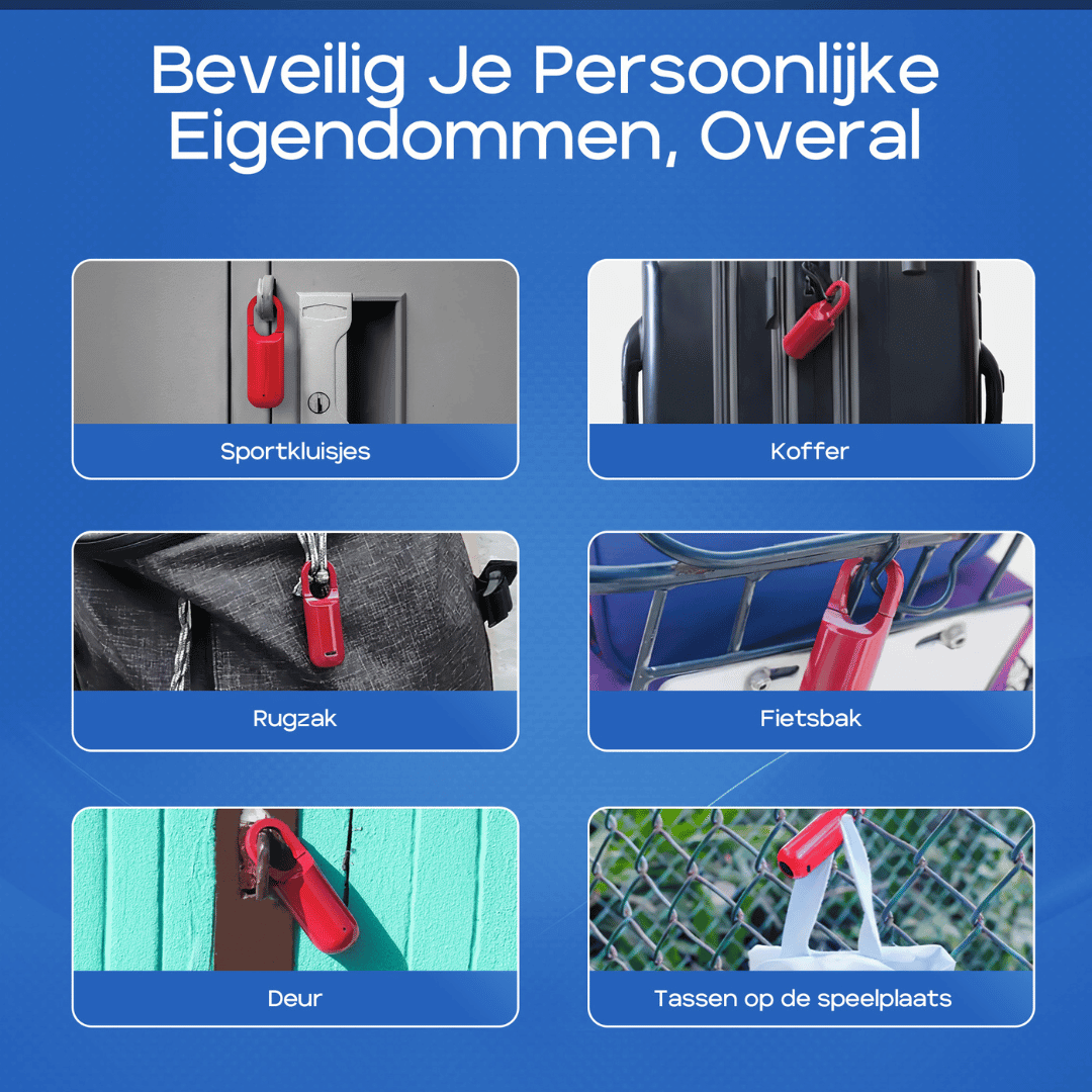 NenoTouch Vingerafdruk Hangslot