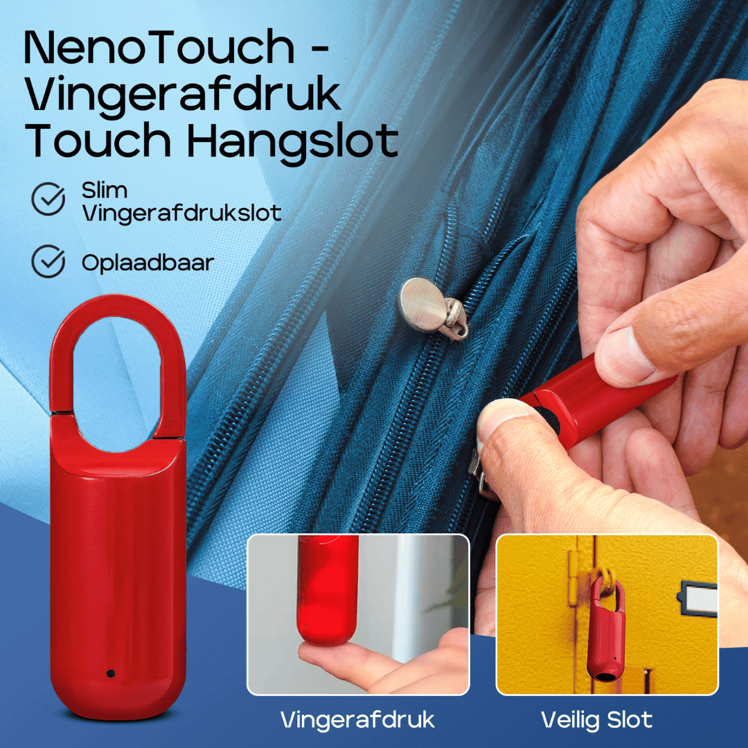 NenoTouch Vingerafdruk Hangslot
