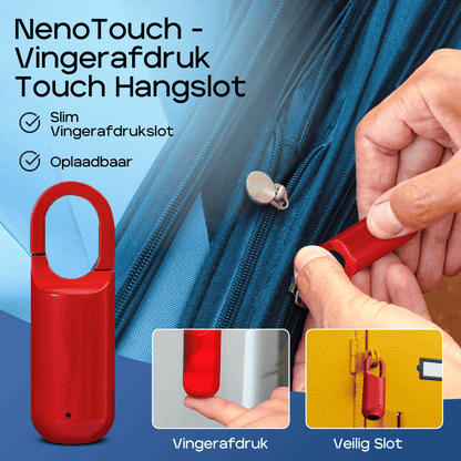 NenoTouch vingerafdruk hangslot