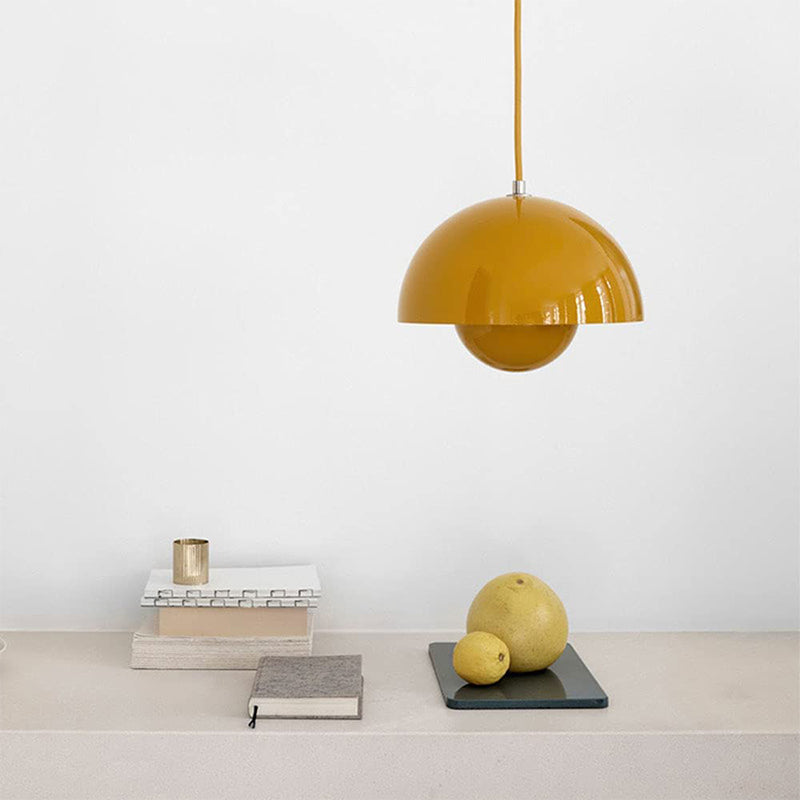 Scandinavische bloempot hanglamp met verstelbaar snoer