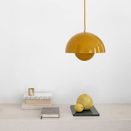 Scandinavische bloempot hanglamp met verstelbaar snoer
