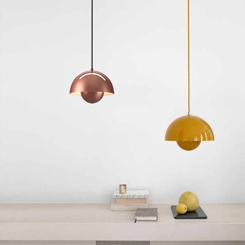 Scandinavische bloempot hanglamp met verstelbaar snoer