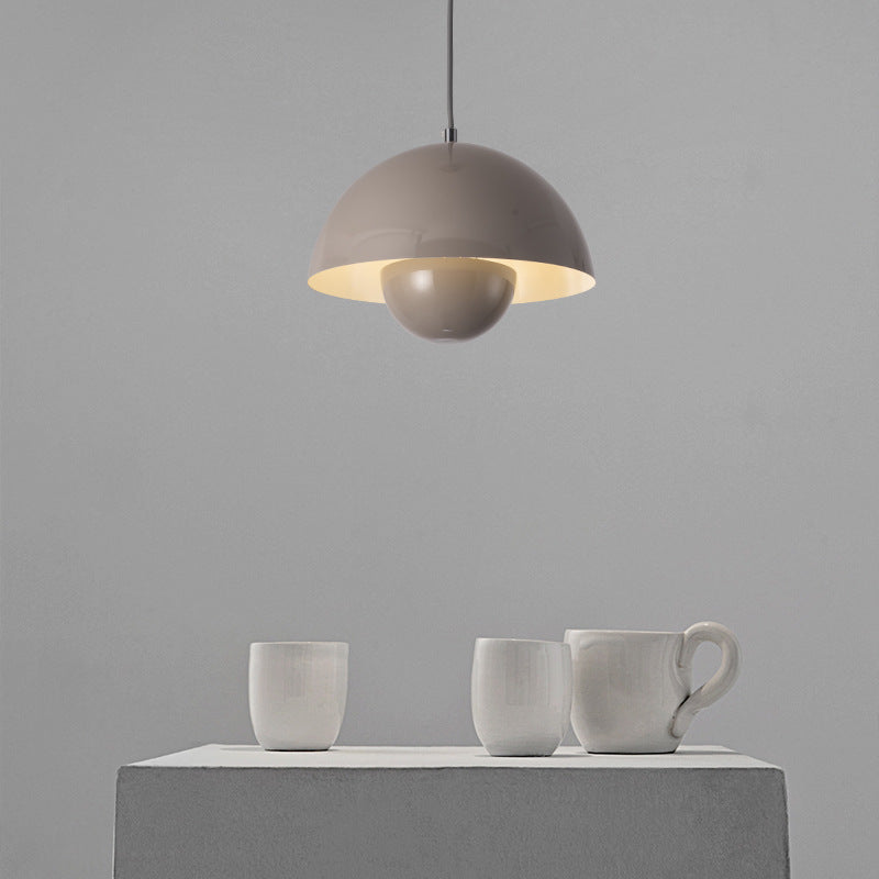 Scandinavische bloempot hanglamp met verstelbaar snoer