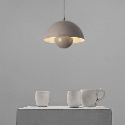 Scandinavische bloempot hanglamp met verstelbaar snoer