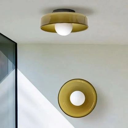 Odior Scandinavische glazen plafondlamp