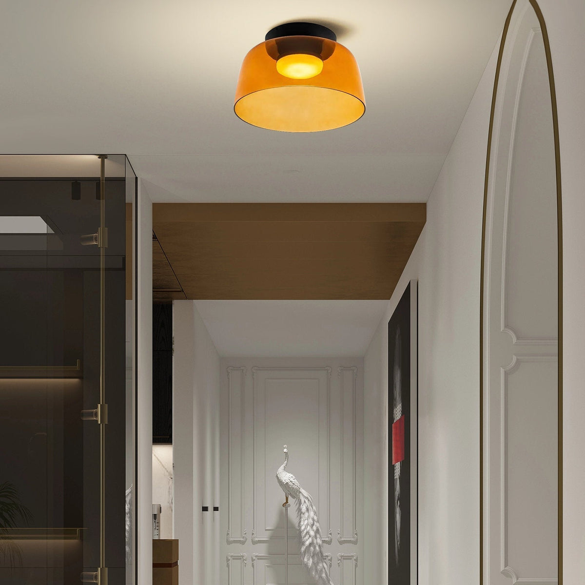 Lumio design glazen plafondlamp