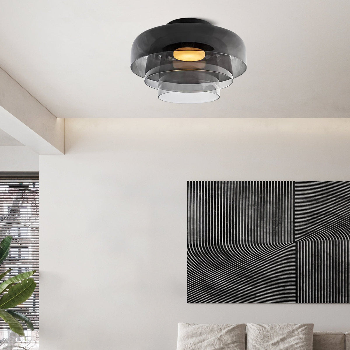 Lumio design glazen plafondlamp