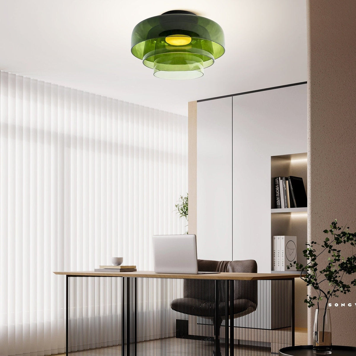 Lumio design glazen plafondlamp