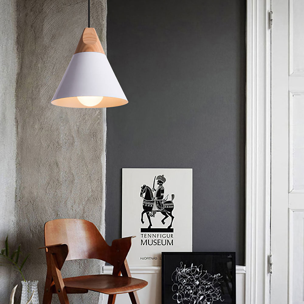 Navelle Scandinavische houten hanglamp