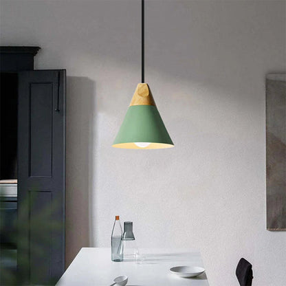 Navelle Scandinavische houten hanglamp