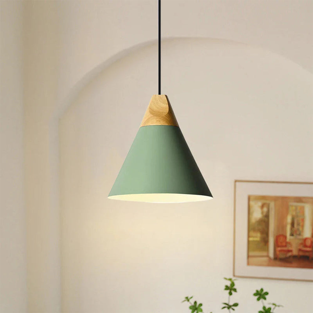 Navelle Scandinavische houten hanglamp