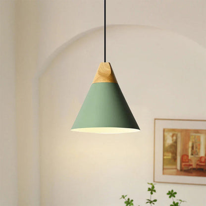 Navelle Scandinavische houten hanglamp