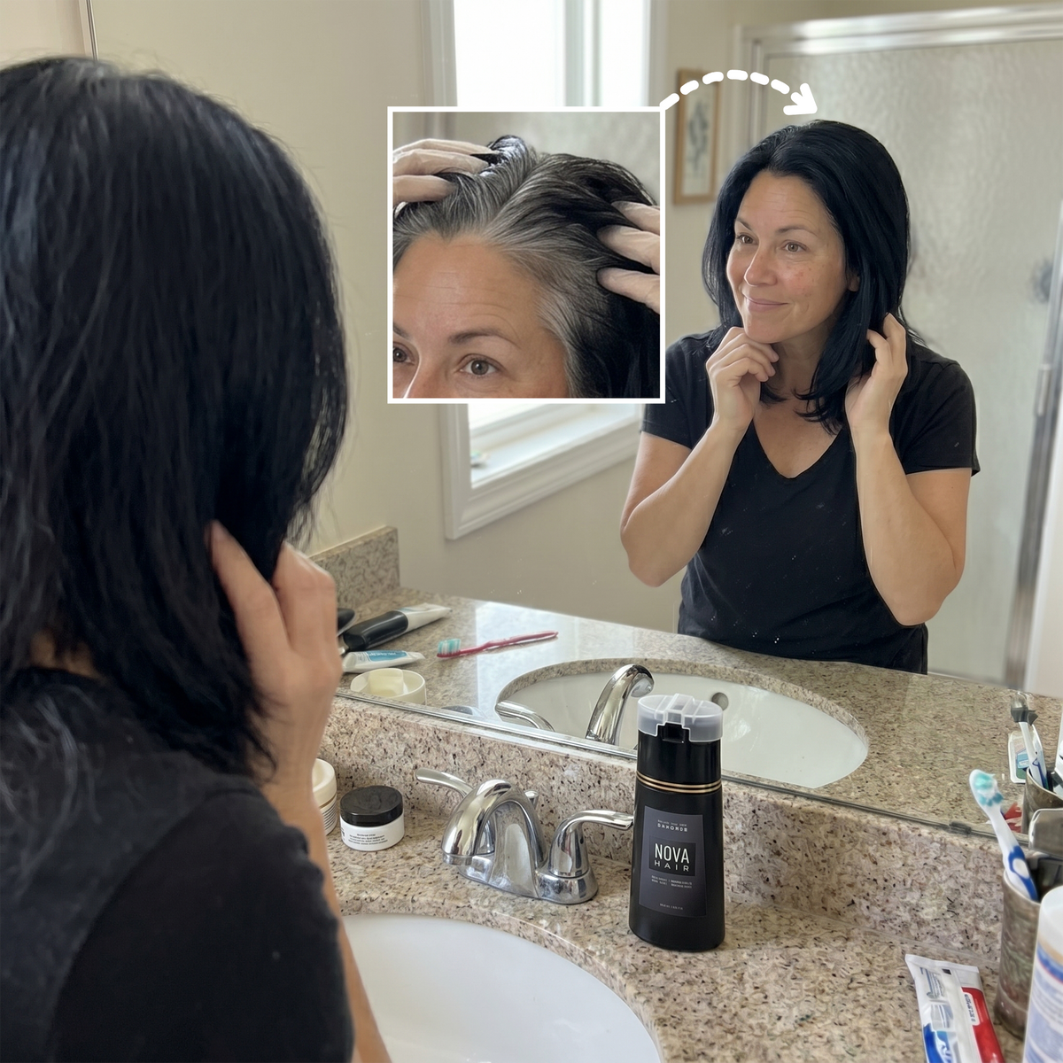 NovaHair instant kleurshampoo
