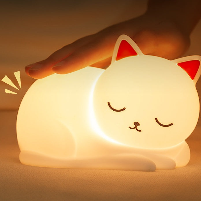 Lumio Jimmy siliconen kat nachtlamp