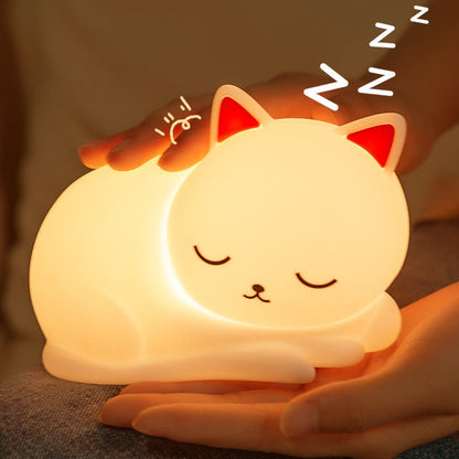 Lumio Jimmy siliconen kat nachtlamp