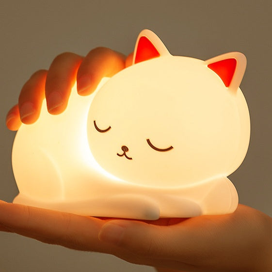 Lumio Jimmy siliconen kat nachtlamp