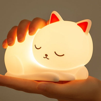 Lumio Jimmy siliconen kat nachtlamp