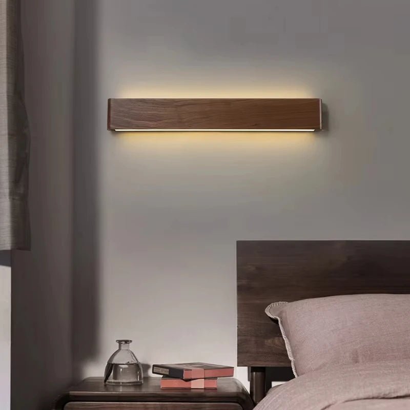 Oakline Light moderne houten wandlamp