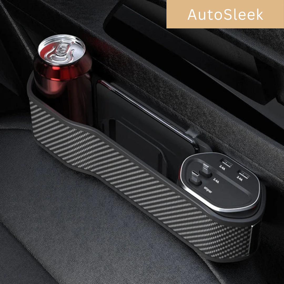 AutoSleek bekerhouder organizer met oplader