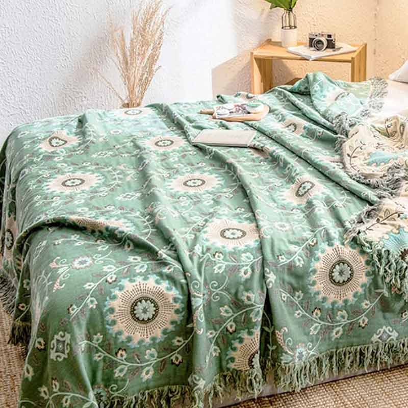 Omkeerbare Katoenen Deken voor Bank en Bed