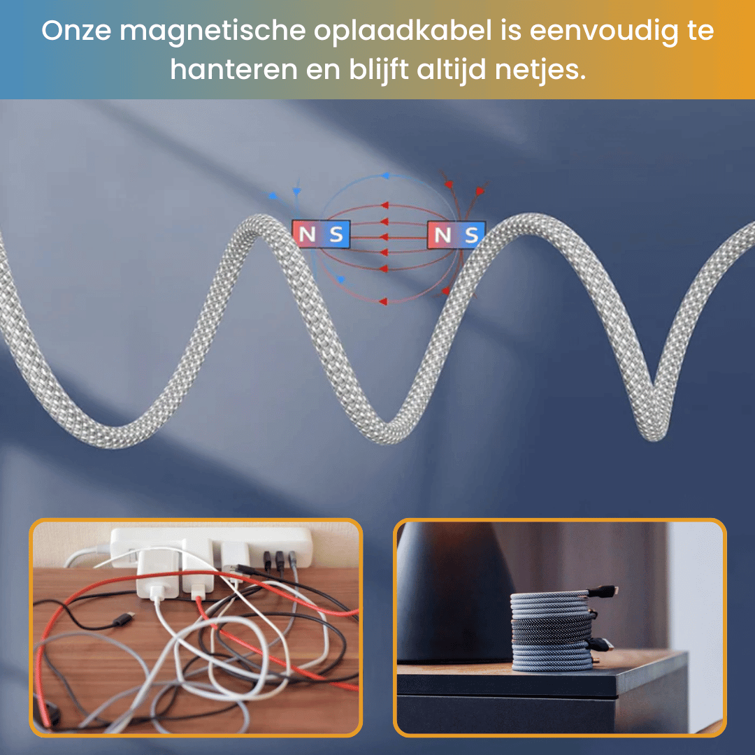 Omniwire magnetische oplaadkabel