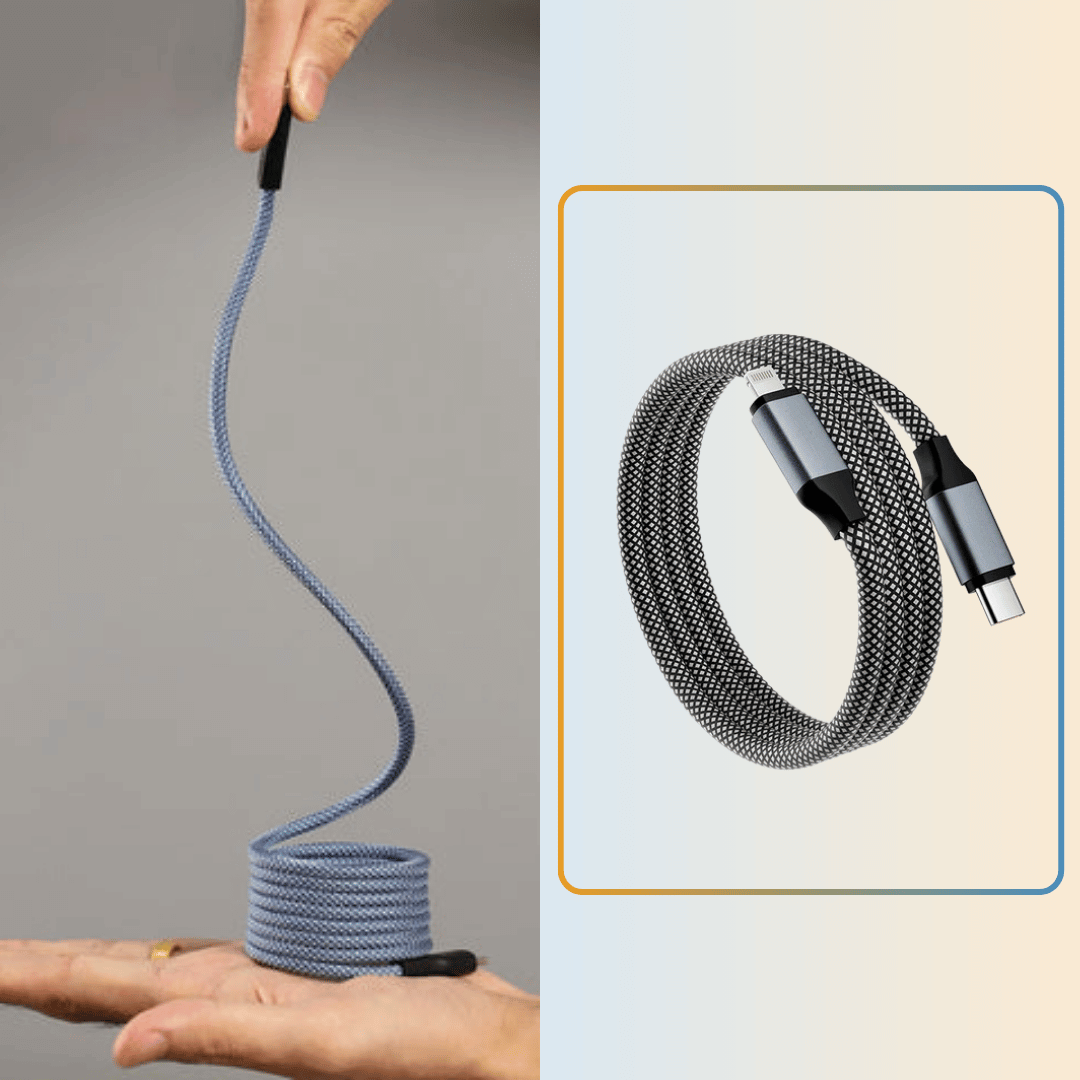 Omniwire magnetische georganiseerde oplaadkabel